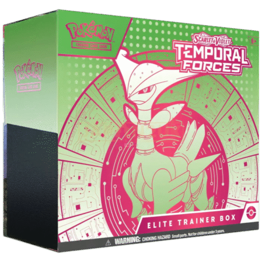 POKEMON TEMPORAL FORCES ENGLISH ELITE TRAINER BOX – IRON LEAVES (Case)