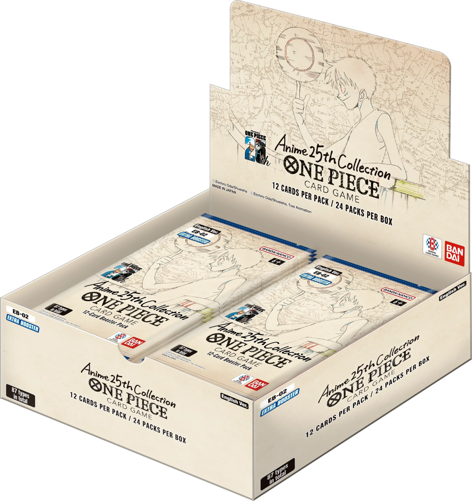 One-Piece_Anime-25th-Collection_Booster-Box-scaled-1 One Piece TCG - Extra Booster - Anime 25th Collection (EB-02) - Booster Box (24x Packs)