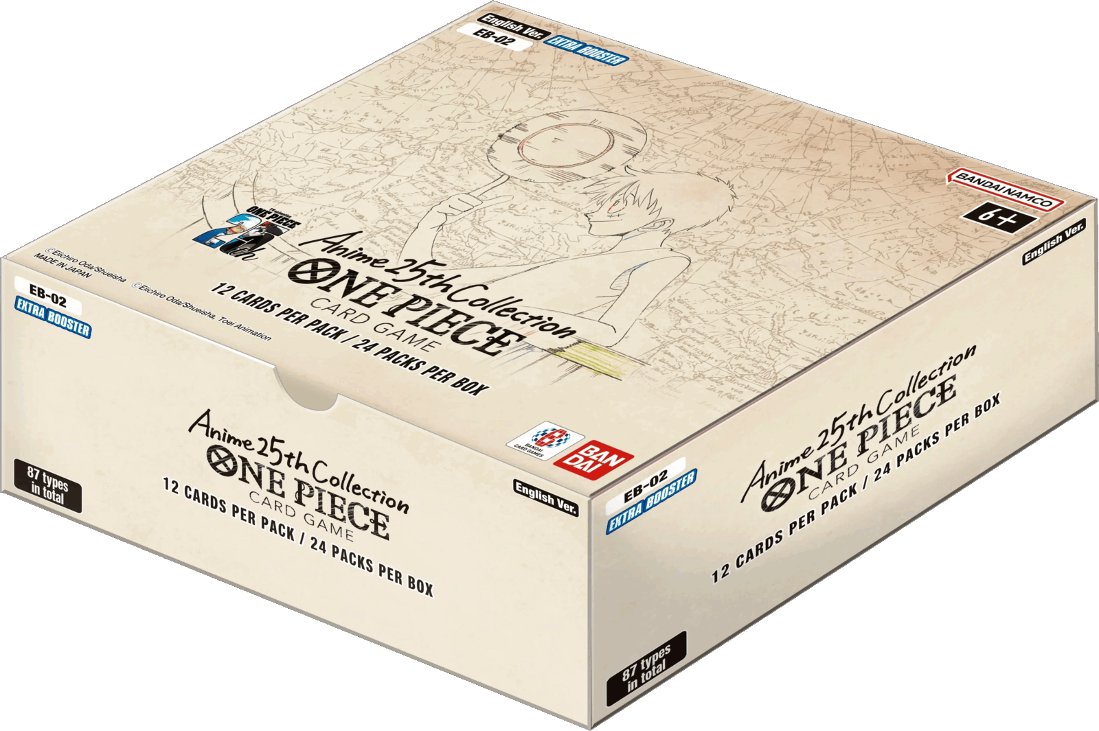 One Piece TCG - Extra Booster - Anime 25th Collection (EB-02) - Display Case (12x Booster Boxes), image 3