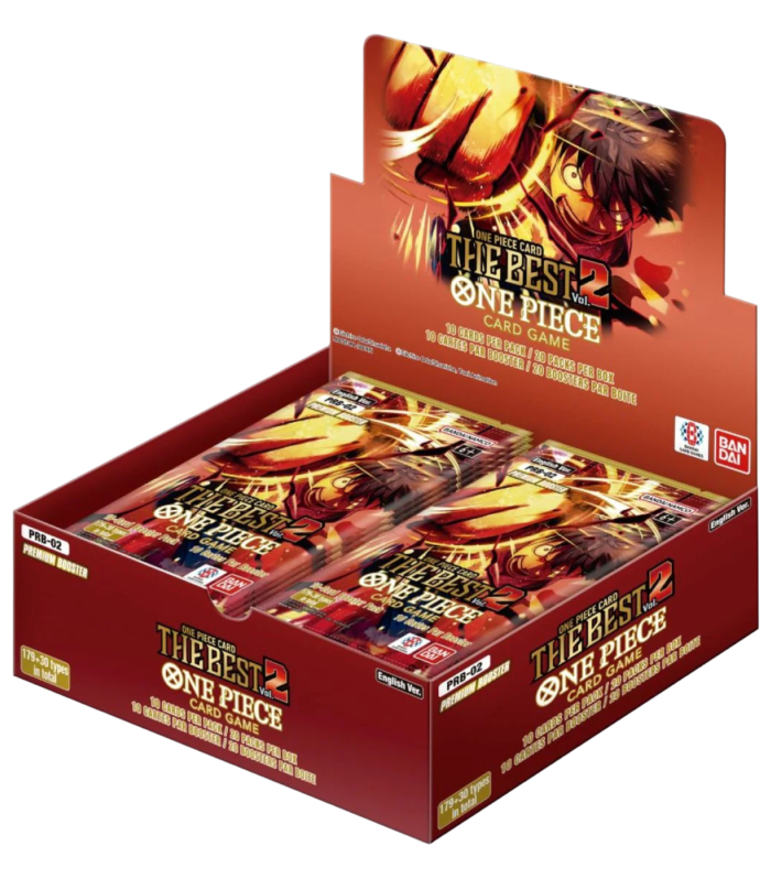 One Piece TCG - One Piece Card The Best Vol.2 (PRB-02) - Premium Booster Box (20x Packs)