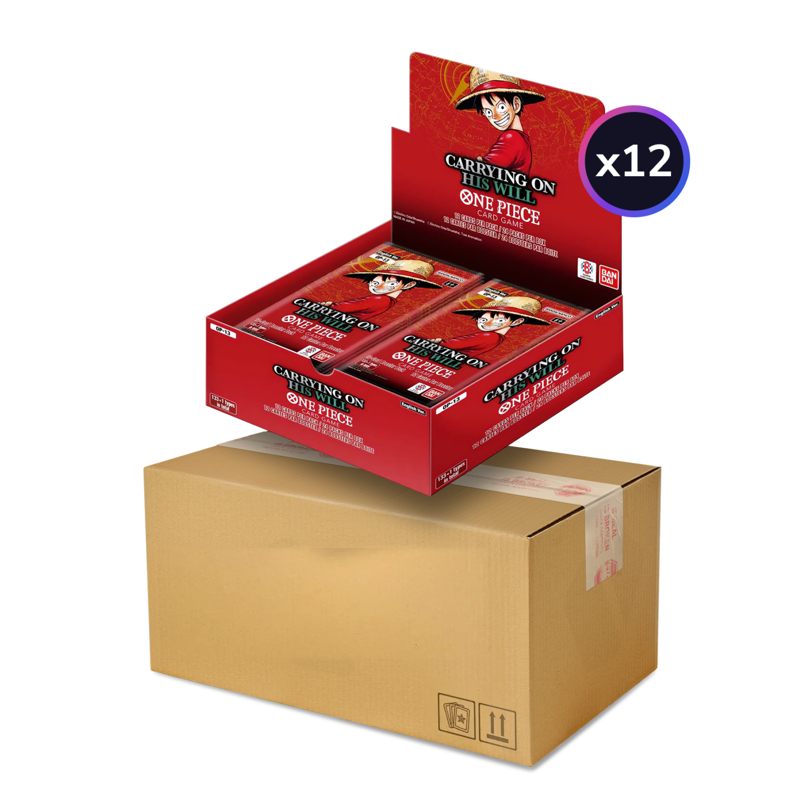 One-Piece_OP-13_Carrying-On-His_Will_Booster-Box_Display-Case-scaled-1 One Piece TCG - Carrying On His Will (OP-13) - Display Case (12x Booster Boxes)