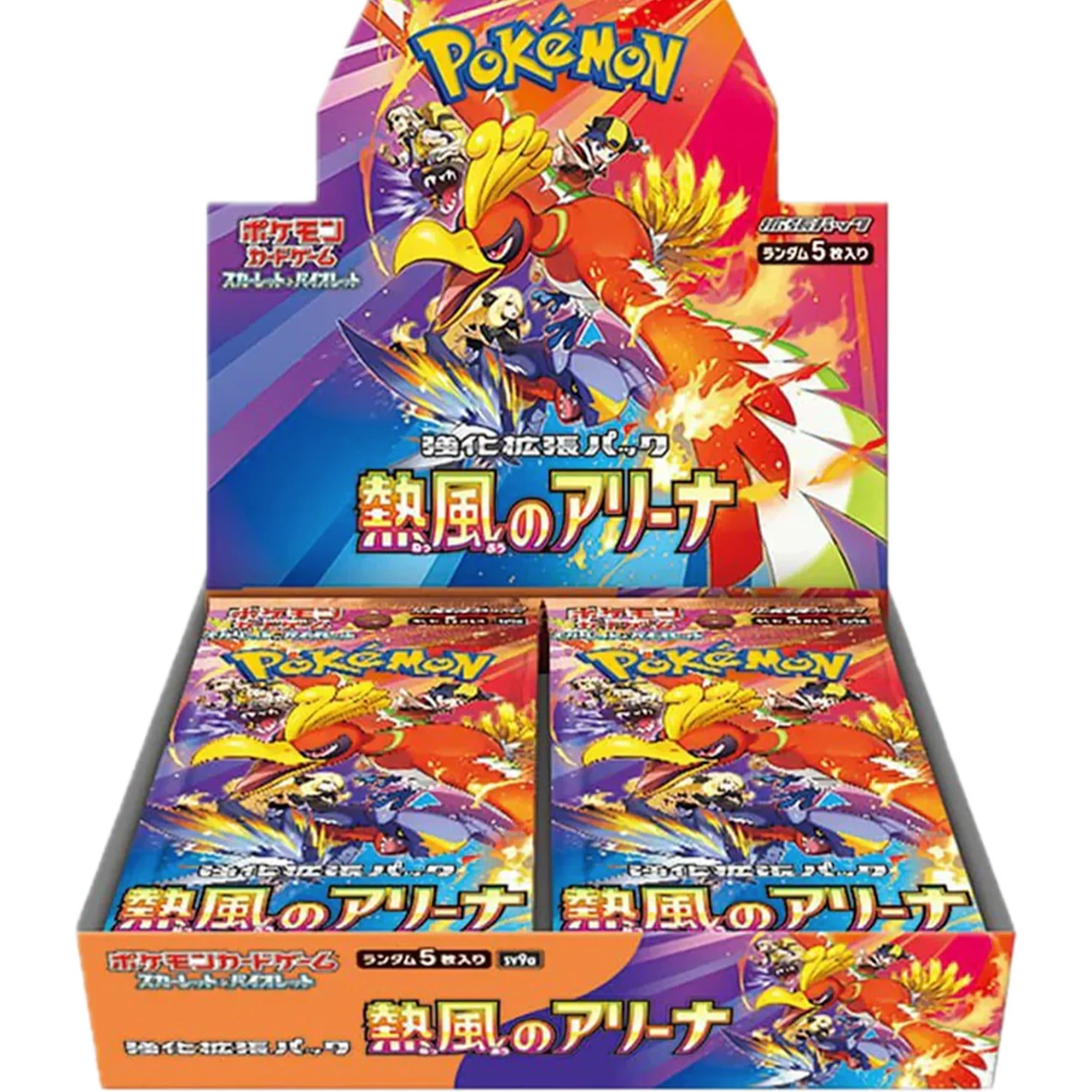 PokemonTCG-Scarlet_Violet-HeatWaveArena_sv9a_-BoosterBox_Japanese Pokemon TCG - Scarlet & Violet - Heat Wave Arena (SV9a) - Booster Box (Japanese)