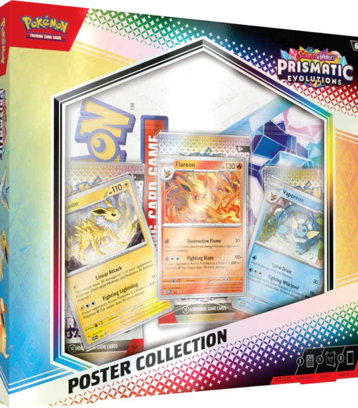 Pokemon TCG - Scarlet & Violet - Prismatic Evolutions - Poster Collection