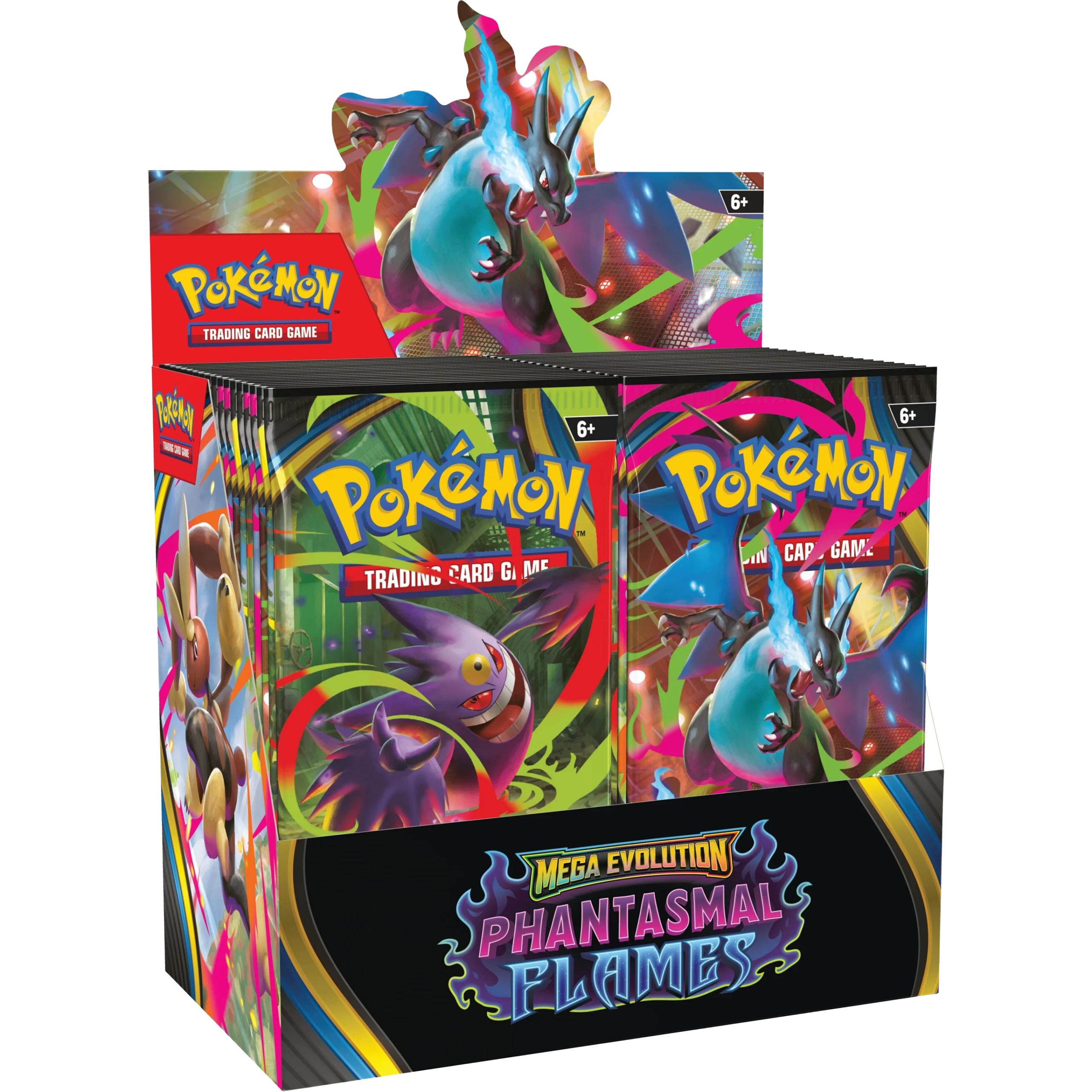 Pokemon_TCG_Mega-Evolution_Phantasmal-Flames_Booster-Box_R-2-scaled Pokemon TCG - Mega Evolution - Phantasmal Flames - Booster Box (36x Packs)