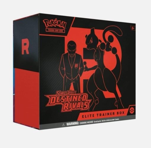 Pokémon TCG Destined Rivals Pokémon Center Elite Trainer Box ETB – Authentic Sealed (Case)