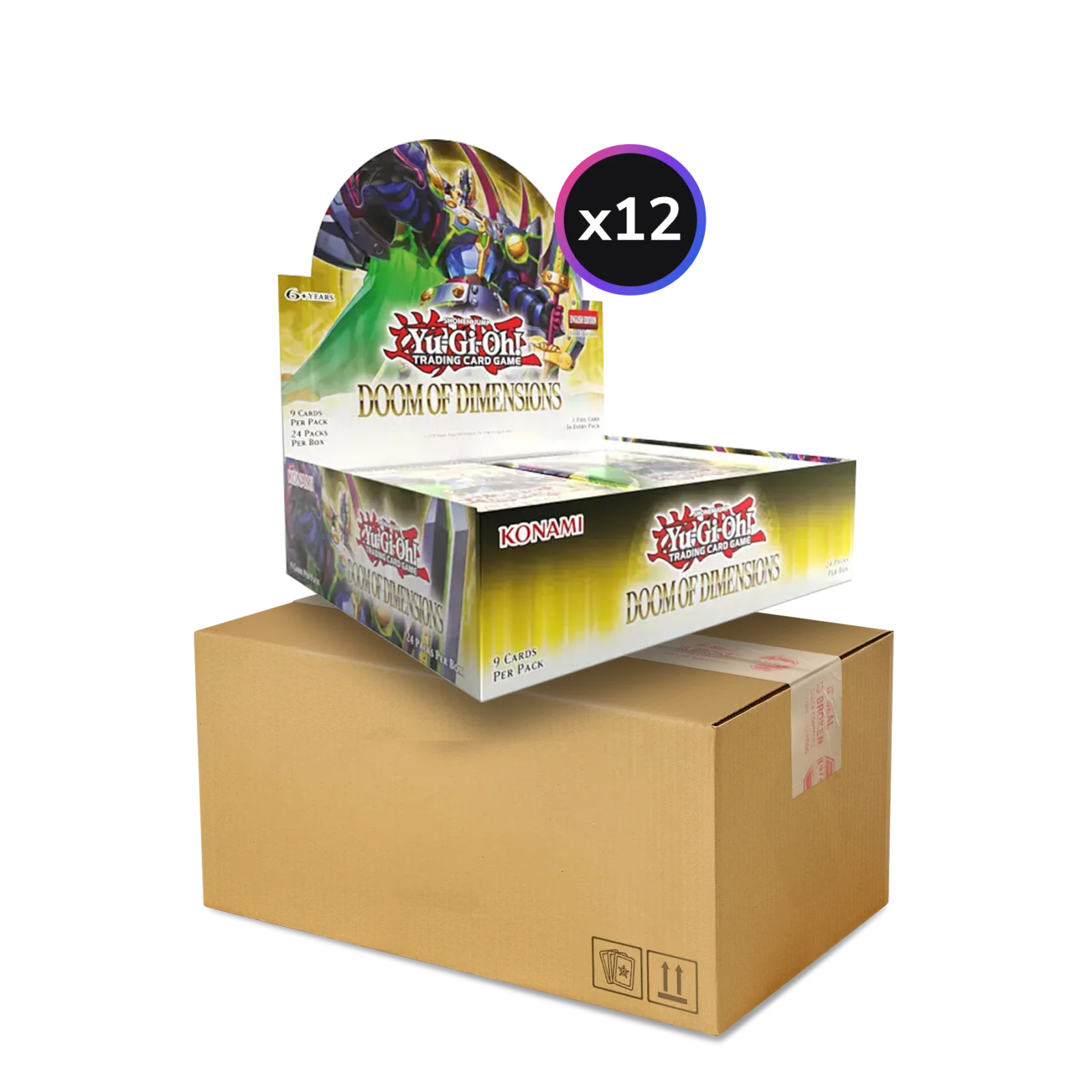 Yu-Gi-Oh_Doom-of-Dimensions_Booster-Box_Display-Case-scaled-1 Yu-Gi-Oh! - Doom of Dimensions - Display Case (12x Booster Boxes) (1st Edition)