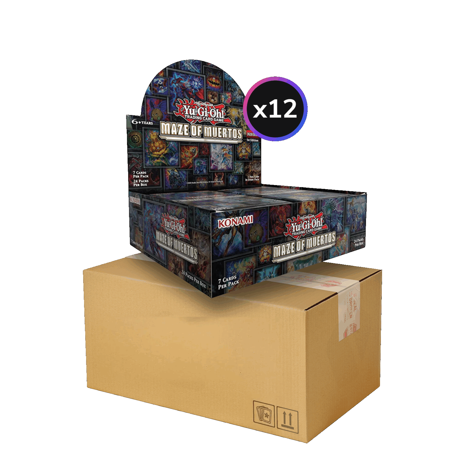 Yu-Gi-Oh_Maze-of-Muertos_MZMU_Booster-Box_Display-Case-scaled-1 Yu-Gi-Oh! - Maze of Muertos - Display Case (12x Booster Boxes)