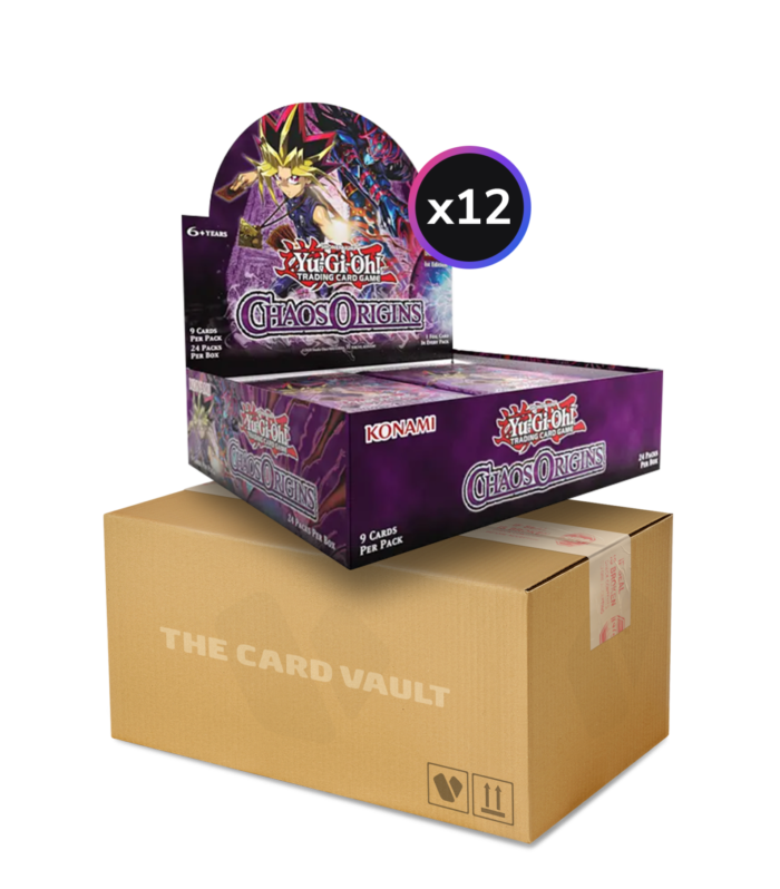 Yu-Gi-Oh! - Chaos Origins - Display Case (12x Booster Boxes) (1st Edition)