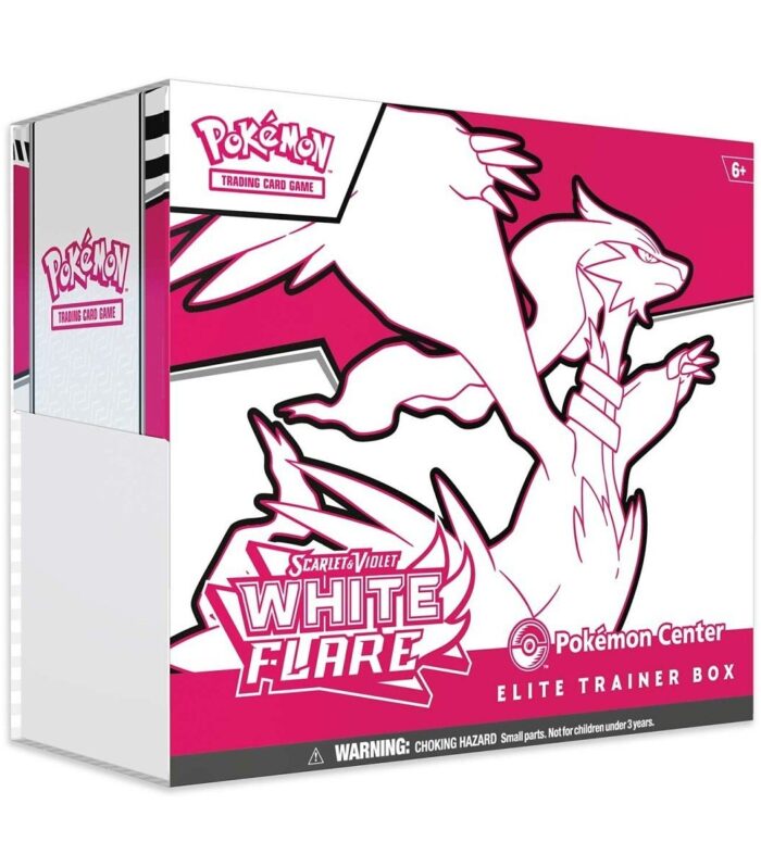 Scarlet & Violet—White Flare Pokémon Center Elite Trainer Box (Case)
