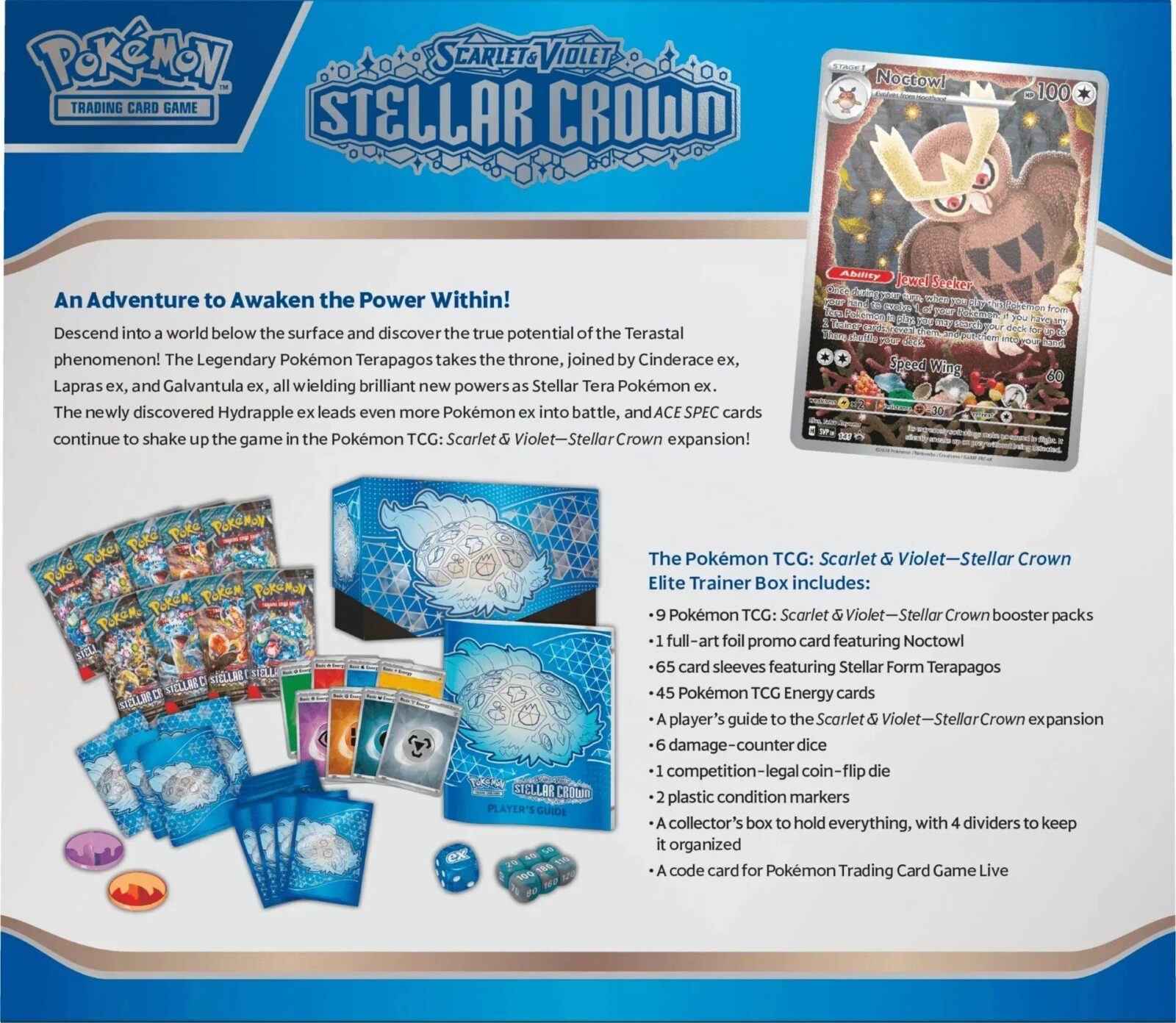 Pokemon TCG - Scarlet & Violet - Stellar Crown - Display Case (10x Elite Trainer Boxes), image 3