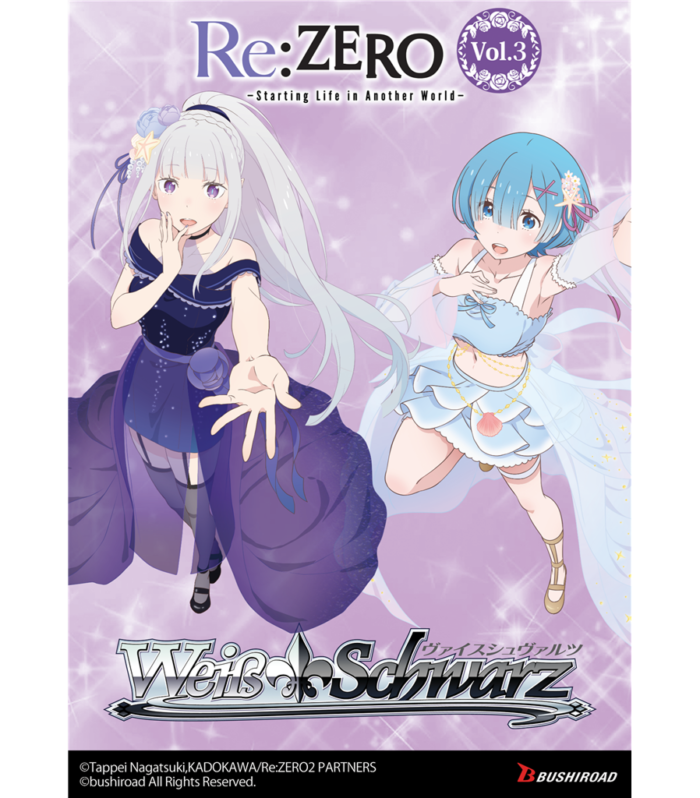 Weiss Schwarz - Re:ZERO -Starting Life in Another World- Vol.3 - Booster Box (12x Packs)