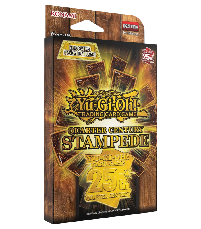 Yu-Gi-Oh! - Quarter Century Stampede - 3-Pack Booster Tuckbox