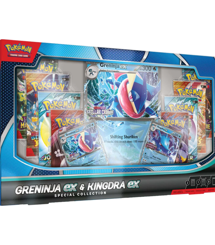 Pokemon TCG - Scarlet & Violet - Greninja ex & Kingdra ex Special Collection Box