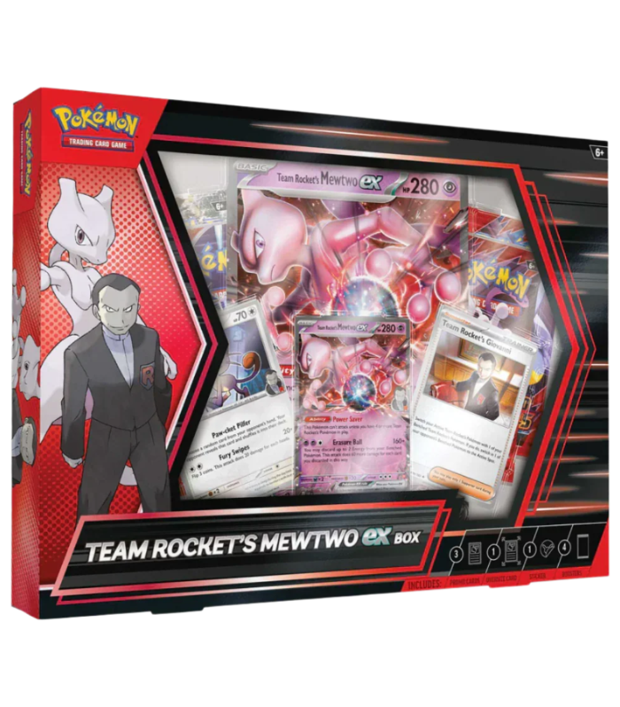 Pokemon TCG - Scarlet & Violet - Team Rocket's Mewtwo ex Collection Box