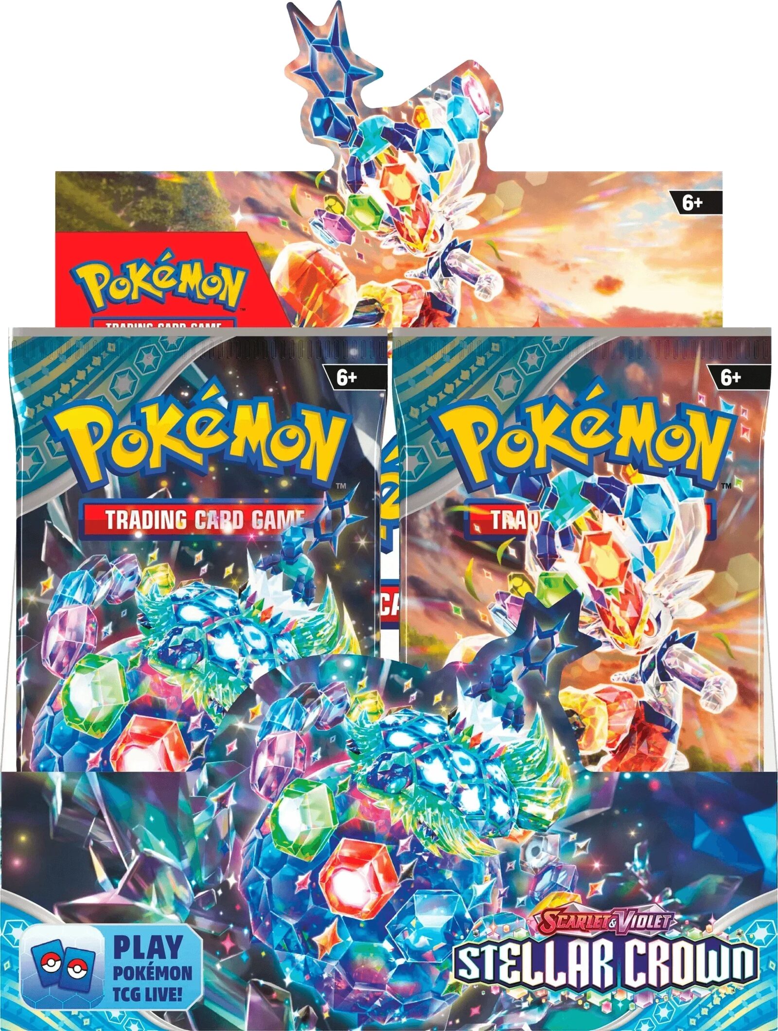 Pokemon TCG - Scarlet & Violet - Stellar Crown - Display Case (6x Booster Boxes), image 3