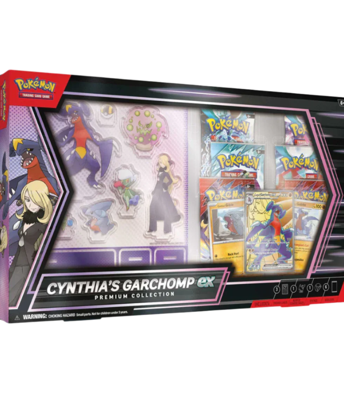 Pokemon TCG - Scarlet & Violet - Cynthia’s Garchomp ex Premium Collection Box