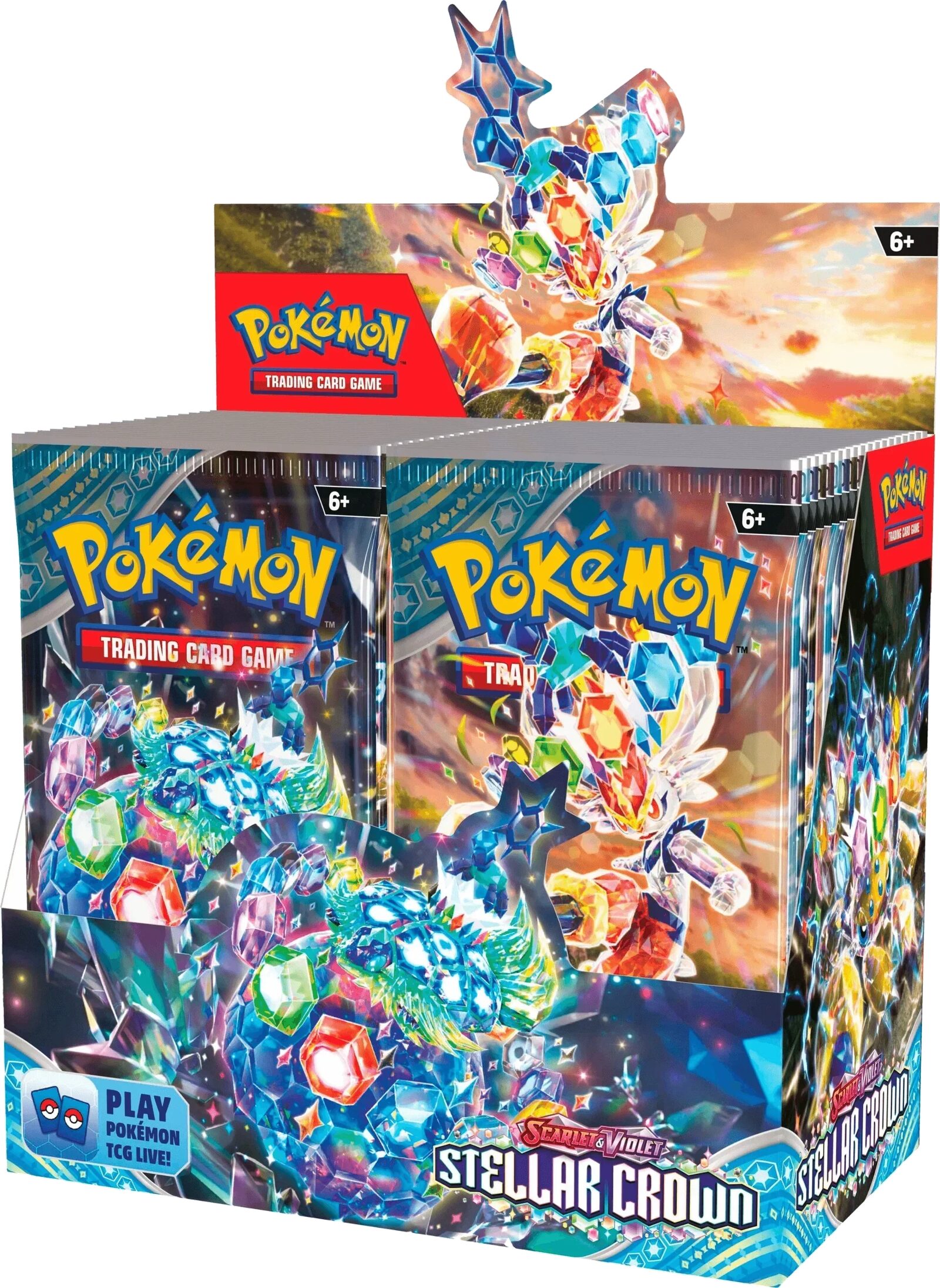 Pokemon TCG - Scarlet & Violet - Stellar Crown - Display Case (6x Booster Boxes), image 2