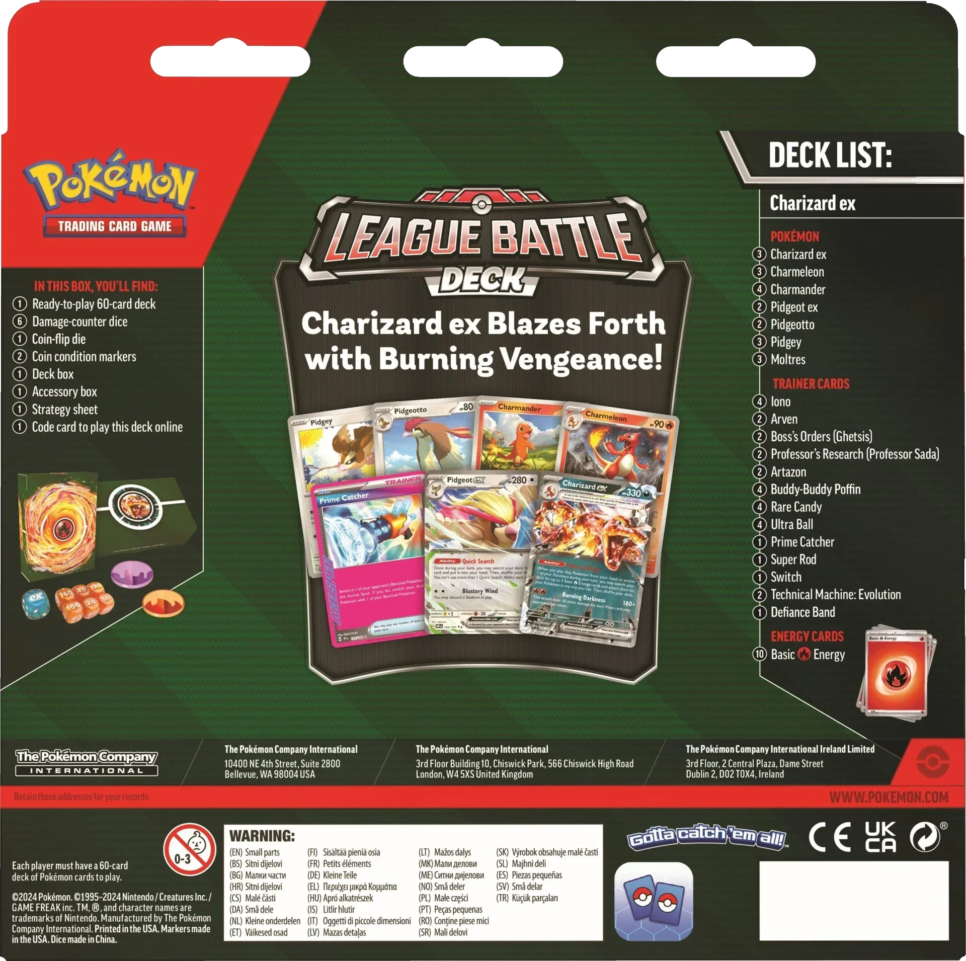 Pokemon TCG - Scarlet & Violet - League Battle Decks - Charizard ex, image 3