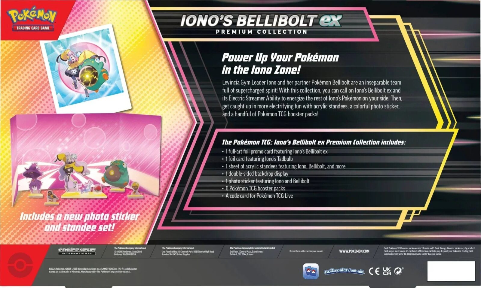 Pokemon TCG - Scarlet & Violet - Iono’s Bellibolt ex Premium Collection Box, image 3