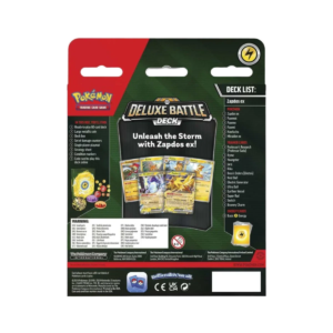 Pokemon TCG - Scarlet & Violet - Deluxe Battle Deck - Zapdos ex, image 4
