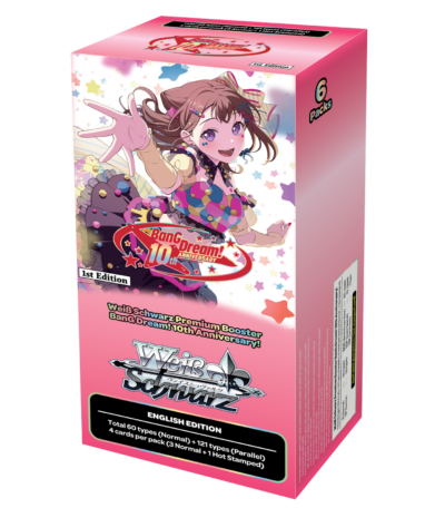 Weiss Schwarz - BanG Dream! 10th Anniversary! - Premium Booster Box (6x Packs)