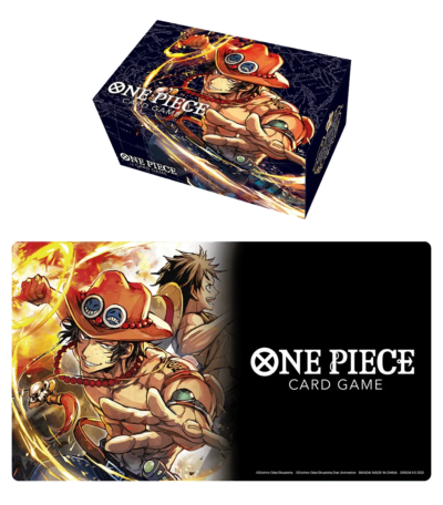 One Piece TCG - Playmat and Storage Box Set - Portgas.D.Ace