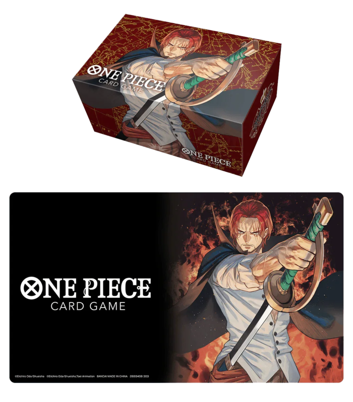 One Piece TCG - Playmat and Storage Box Set - Shanks