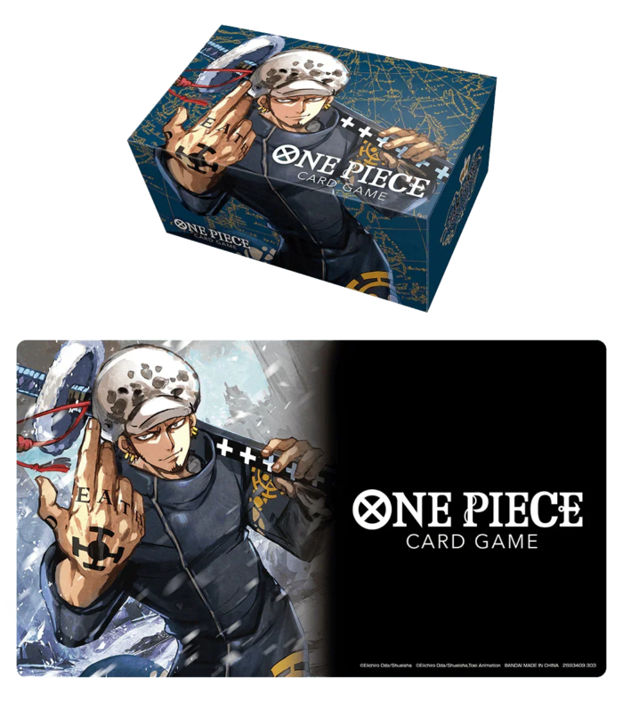 One Piece TCG - Playmat and Storage Box Set - Trafalgar Law