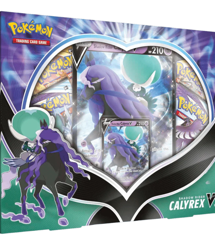 Pokemon TCG - Sword & Shield - Calyrex V Collection Box - Shadow Rider