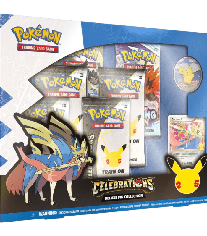 Pokemon TCG - Sword & Shield - Celebrations - Deluxe Pin Collection Box