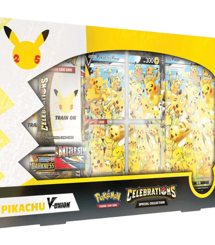 Pokemon TCG - Sword & Shield - Celebrations - Pikachu V-Union Special Collection Box