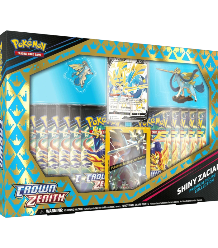 Pokemon TCG - Sword & Shield - Crown Zenith - Premium Figure Collection - Zacian V