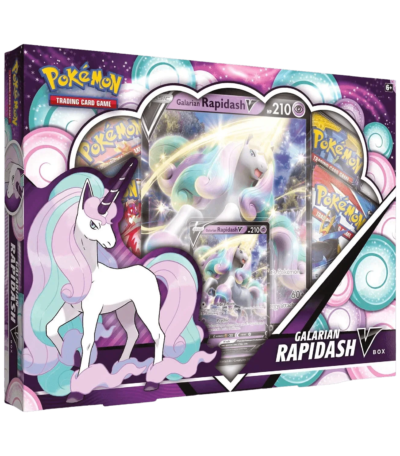 Pokemon TCG - Sword & Shield - Galarian Rapidash V Collection Box