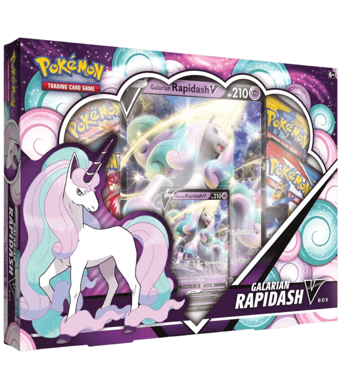 Pokemon TCG - Sword & Shield - Galarian Rapidash V Collection Box