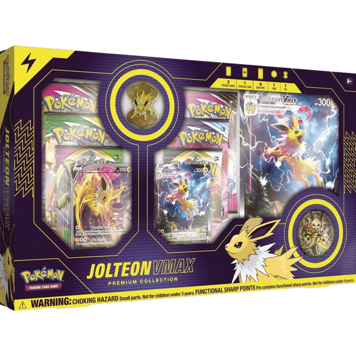 pokemon-tcg-jolteon-vmax-premium-collection-box-the-card-vault-1 Pokemon TCG - Sword & Shield - Jolteon VMAX Premium Collection Box