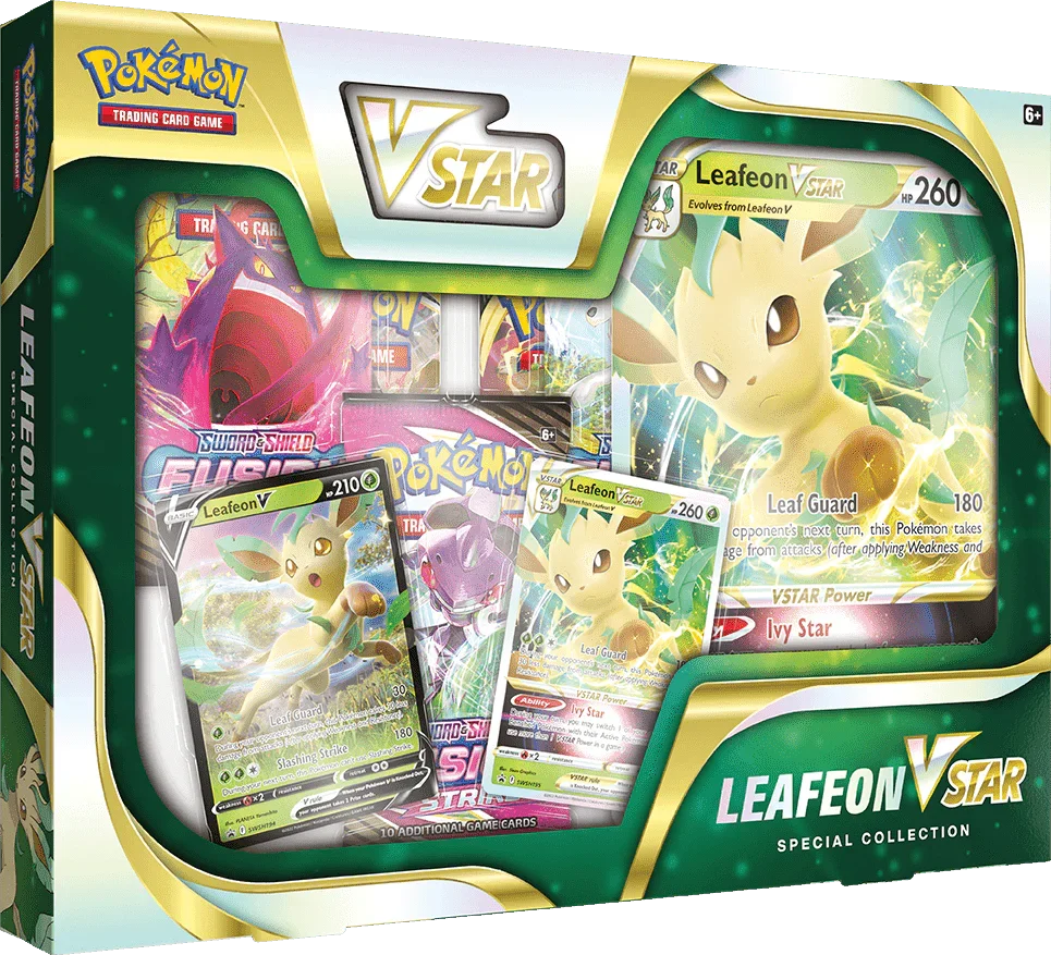 pokemon-tcg-leafeon-vstar-special-collection-box-the-card-vault-1 Pokemon TCG - Sword & Shield - Leafeon VSTAR Special Collection Box