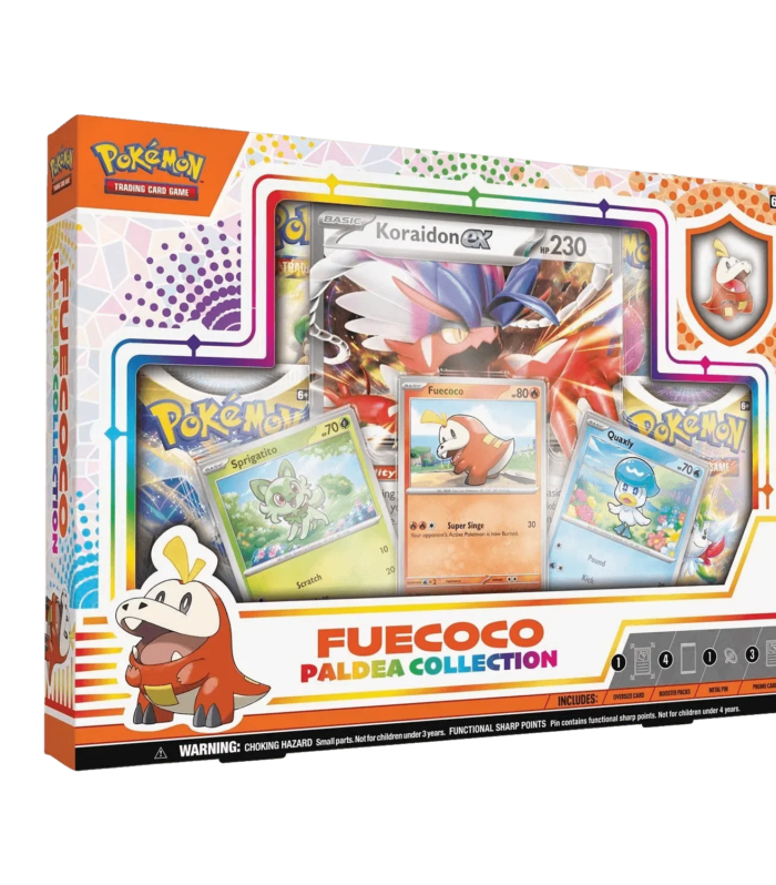 Pokemon TCG - Scarlet & Violet - Paldea Collection Box - Fuecoco