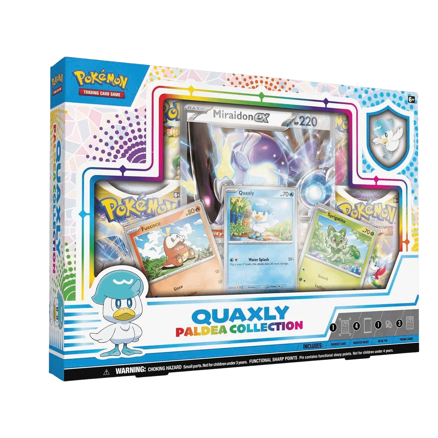pokemon-tcg-paldea-collection-box-quaxly-the-card-vault-1-1 Pokemon TCG - Scarlet & Violet - Paldea Collection Box - Quaxly