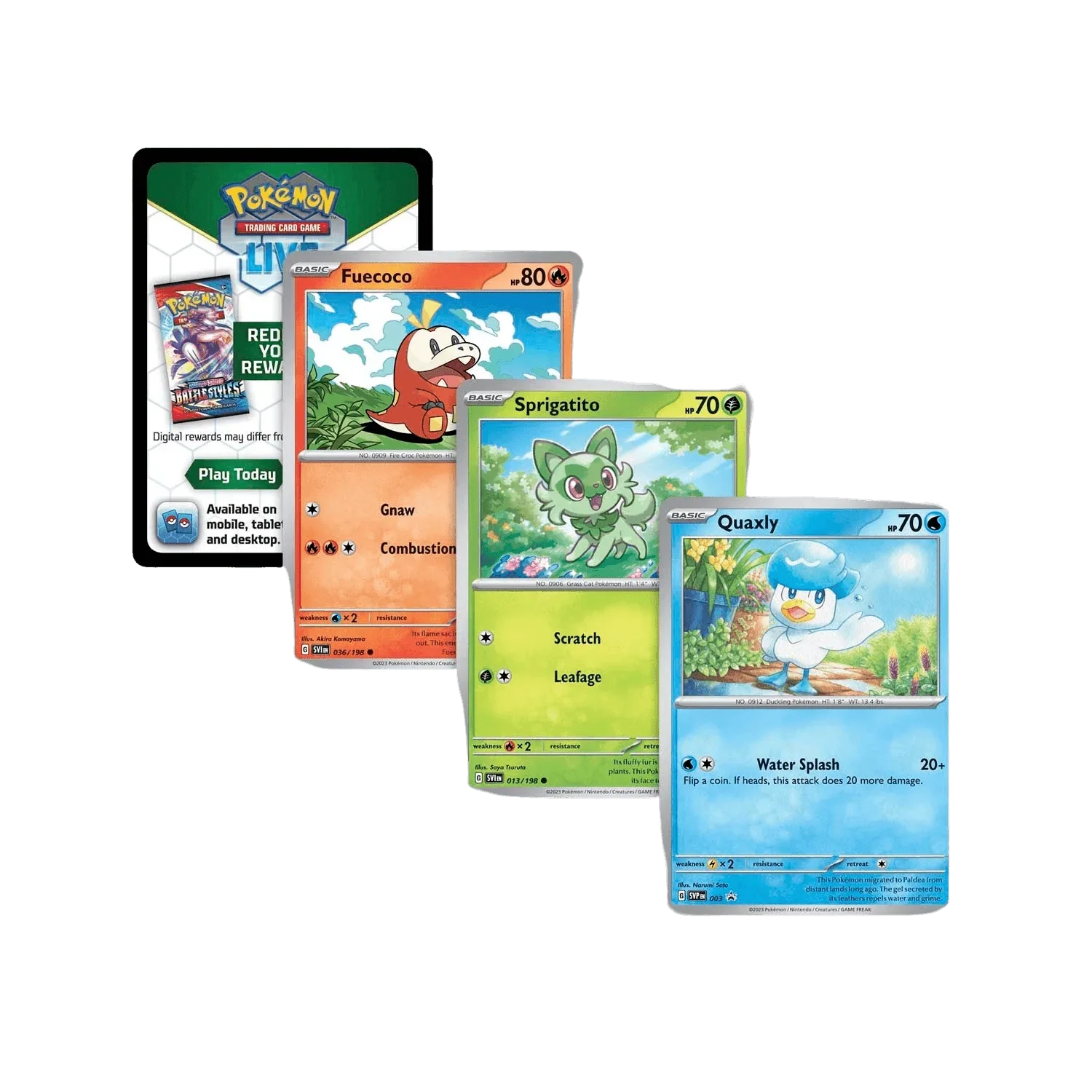 Pokemon TCG - Scarlet & Violet - Paldea Collection Box - Quaxly, image 4