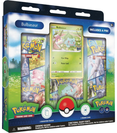 Pokemon TCG - Sword & Shield - Pokémon GO - Pin Collection - Bulbasaur