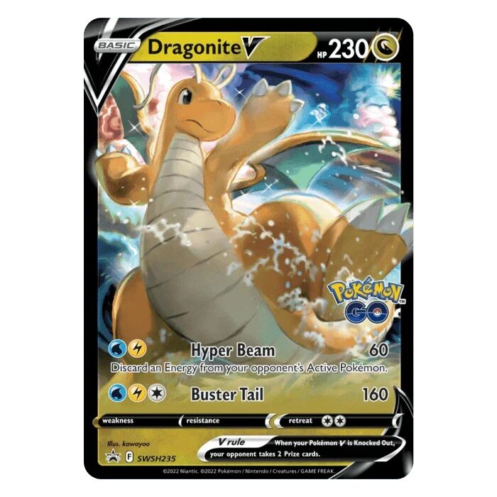Pokemon TCG - Sword & Shield - Pokémon GO - Premier Deck Holder Collection - Dragonite VSTAR, image 2