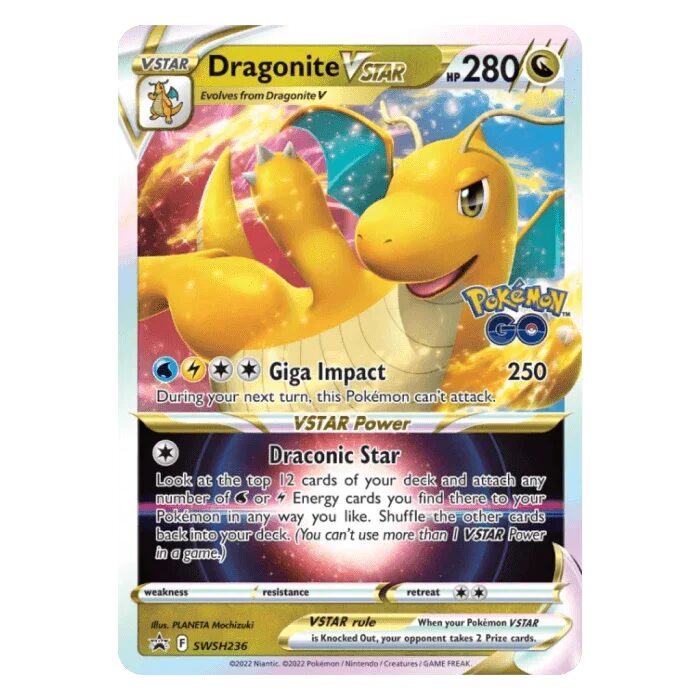 Pokemon TCG - Sword & Shield - Pokémon GO - Premier Deck Holder Collection - Dragonite VSTAR, image 3