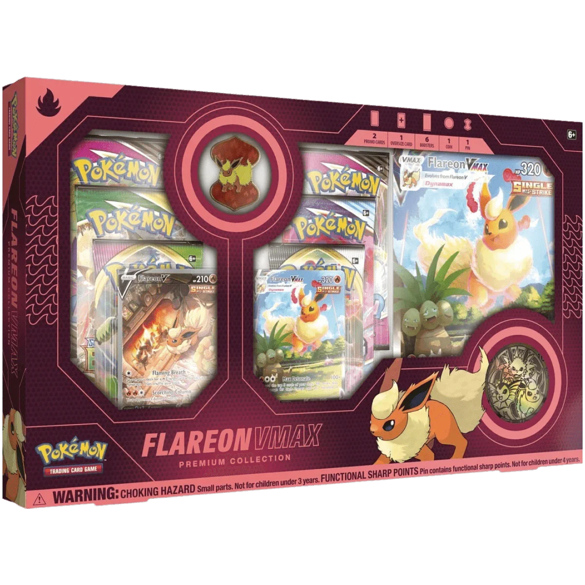 pokemon-tcg-pokemon-tcg-flareon-vmax-premium-collection-box-the-card-vault-1 Pokemon TCG - Sword & Shield - Flareon VMAX Premium Collection Box