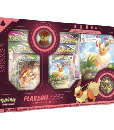 Pokemon TCG - Sword & Shield - Flareon VMAX Premium Collection Box