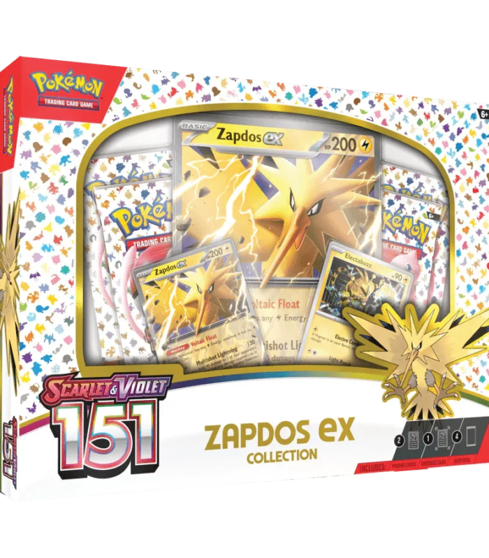 Pokemon TCG - Scarlet & Violet - 151 - Zapdos ex Collection Box