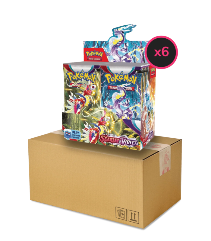 Pokemon TCG - Scarlet & Violet - Base Set - Display Case (6x Booster Boxes)