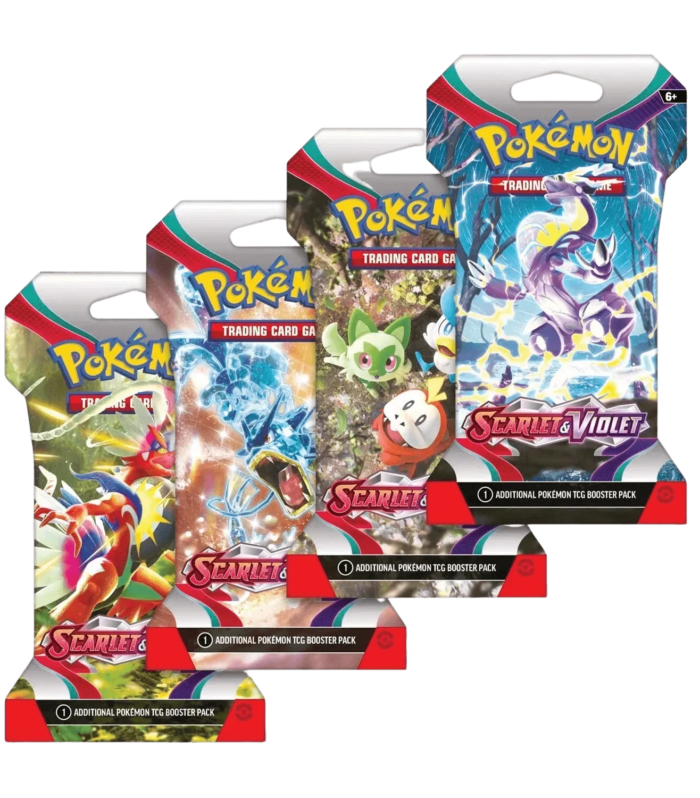 Pokemon TCG - Scarlet & Violet - Base Set - Sleeved Booster Pack