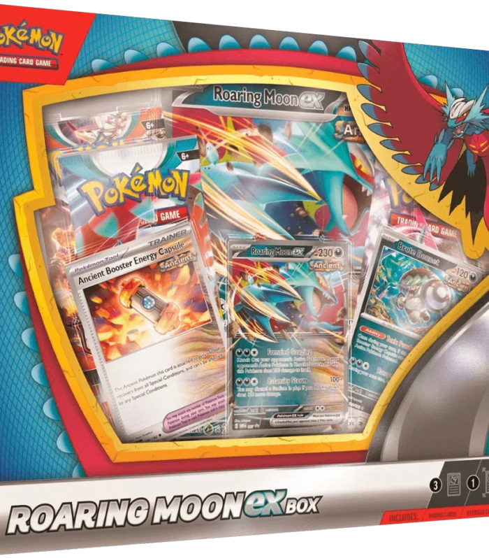 Pokemon TCG - Scarlet & Violet - Roaring Moon ex Collection Box