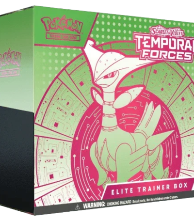 Pokemon TCG - Scarlet & Violet - Temporal Forces - Elite Trainer Box (Iron Leaves)