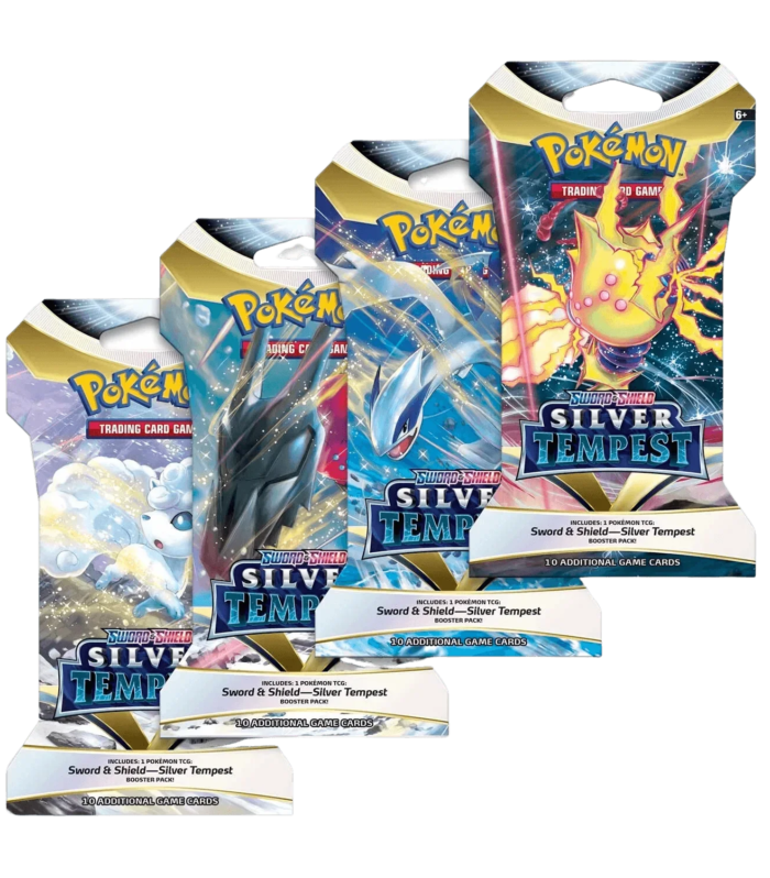 Pokemon TCG - Sword & Shield - Silver Tempest - Sleeved Booster Pack